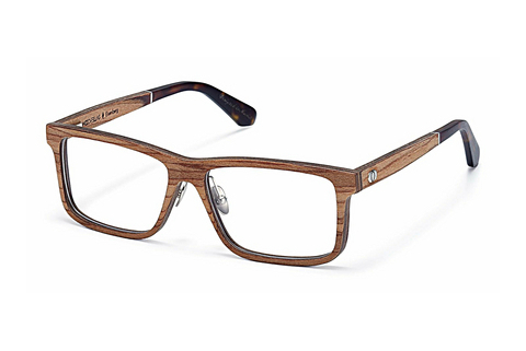 Occhiali design Wood Fellas Eisenberg (10943 zebrano)