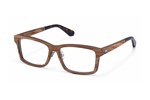 Occhiali design Wood Fellas Haltenberg (10949 zebrano)