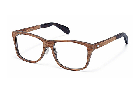 Occhiali design Wood Fellas Schwarzenberg (10954 zebrano)