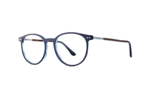 Occhiali design Wood Fellas Point (11037 macassar/blue)