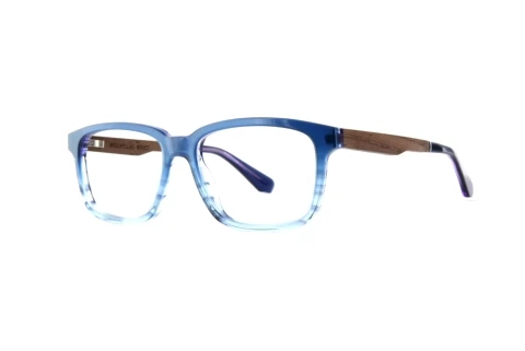 Occhiali design Wood Fellas Reflect (11039 walnut/blue)