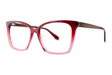 Occhiali design Wood Fellas Curve (11042 curled/red)
