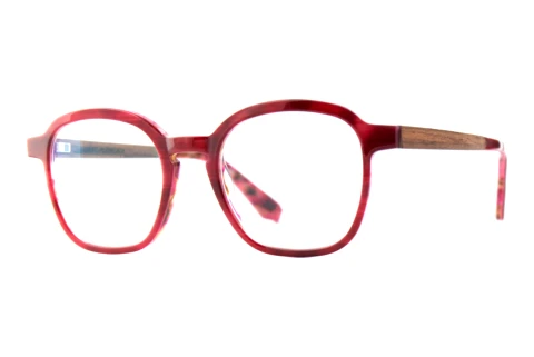 Occhiali design Wood Fellas BLOOM (11084 macassar/burgundy)