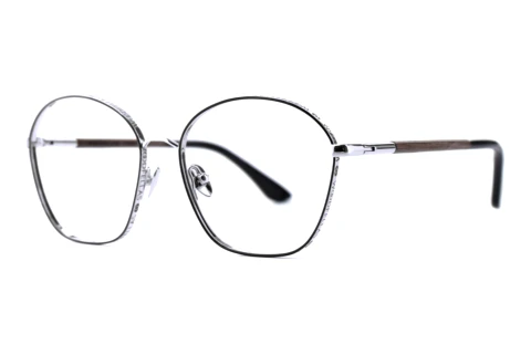 Occhiali design Wood Fellas TWIST (11088 black oak/silver/black)