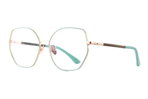 Occhiali design Wood Fellas ATLAS (11110 curled/green/rose gold)