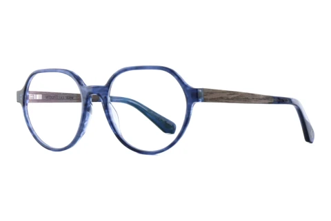 Occhiali design Wood Fellas EDEN (11113 black oak/blue)