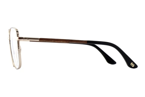 Occhiali design Wood Fellas DUNE (11132 walnut/black/gold)