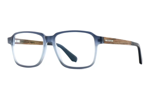 Occhiali design Wood Fellas STRATUS (11135 walnut/blue)