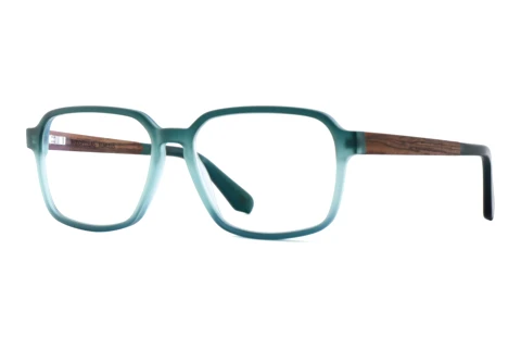 Occhiali design Wood Fellas KUMULUS (11137 macassar/green)