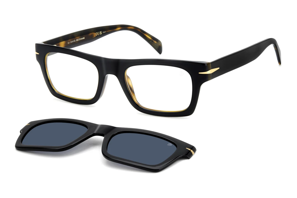 David Beckham   DB 7129/CS WR7/C3 BLUE POLARIZEDBLACK HAVANA