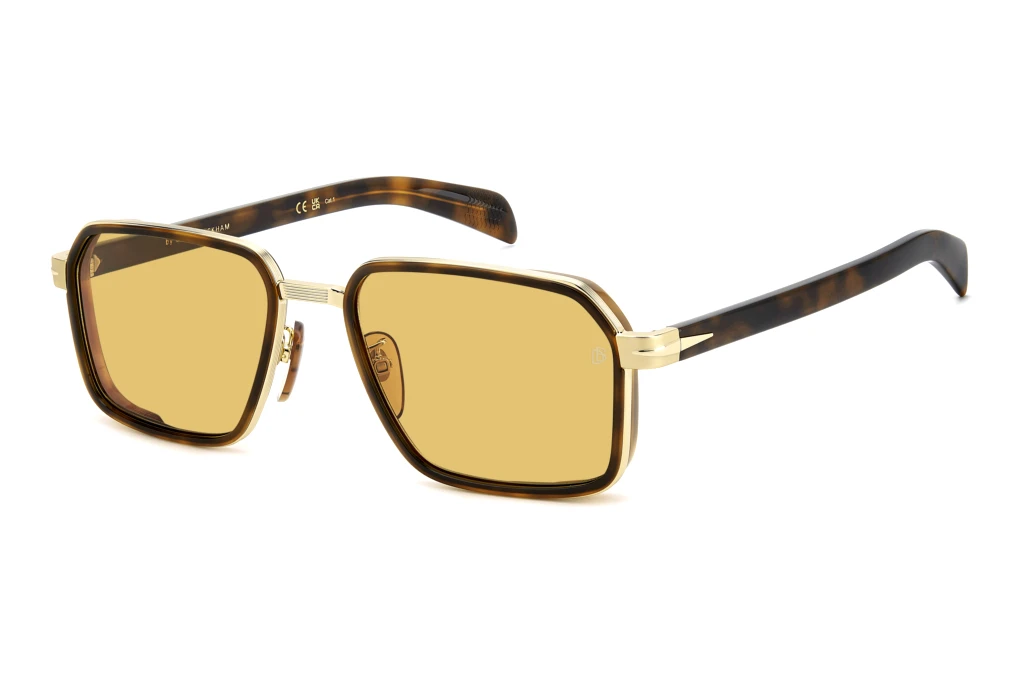 David Beckham   DB 7158/S 0NR/HO YELLOWGOLD BROWN HAVANA