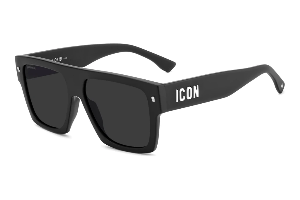 Dsquared2   ICON 0030/S 003/IR GREYMATTE BLACK