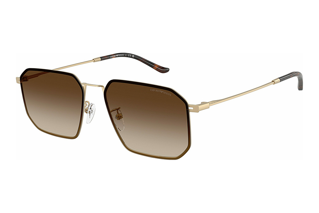 Emporio Armani   EA2165D 300213 Gradient BrownMatte Pale Gold