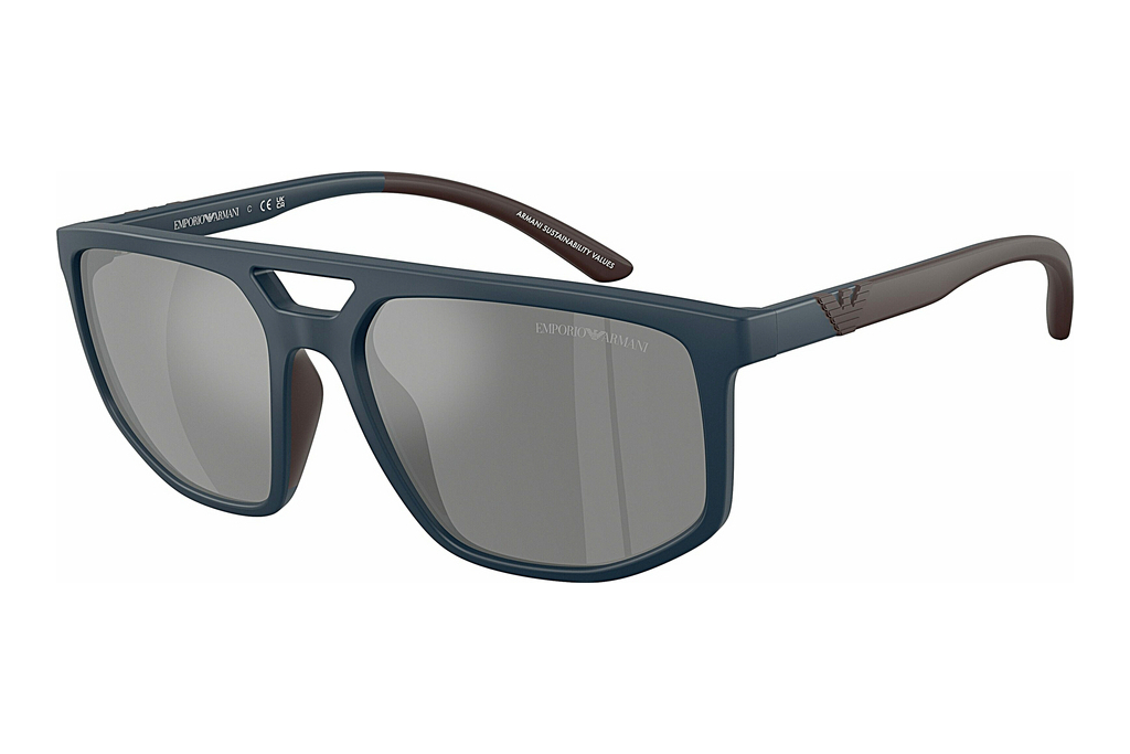 Emporio Armani   EA4248U 62606G Dark Grey Mirror SilverMatte Blue