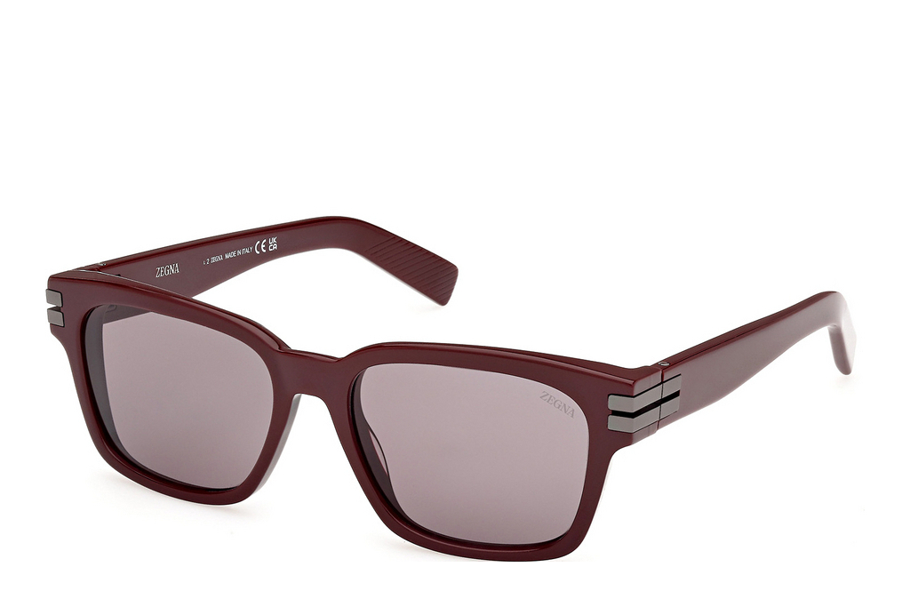 Ermenegildo Zegna   EZ0237 69A grauBordeaux Glänzend