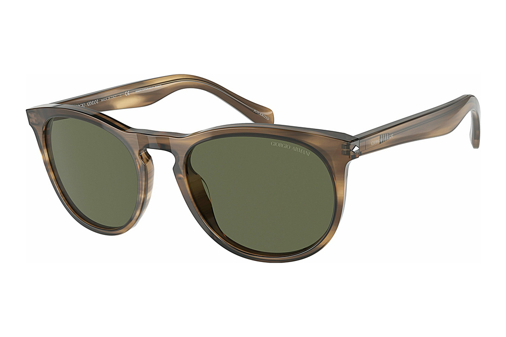 Giorgio Armani   AR8149 590058 Polar GreenStriped Brown