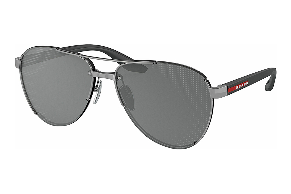 Prada Linea Rossa   PS 51YS 5AV07U Grey Mirror BlackMatte Black