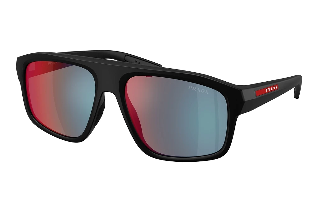 Prada Linea Rossa   PS B02S 1BO08F Dark Grey Mirror Blue/RedMatte Black