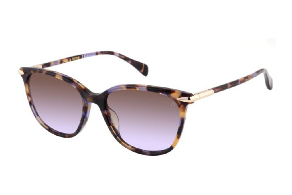 Rag and Bone   RNB1035/S DEX/QR BROWN VIOLET DOUBLESHADEBROWN VIOLET HAVANA