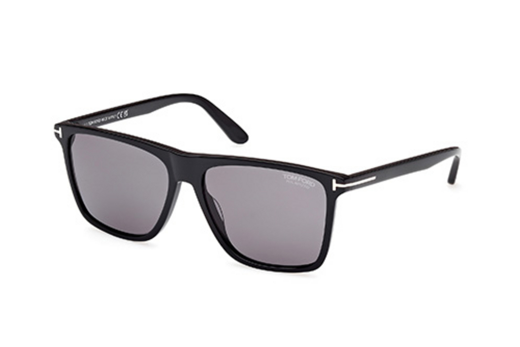 Tom Ford   FT0832 01D grau polarisierendGlänzend Schwarz