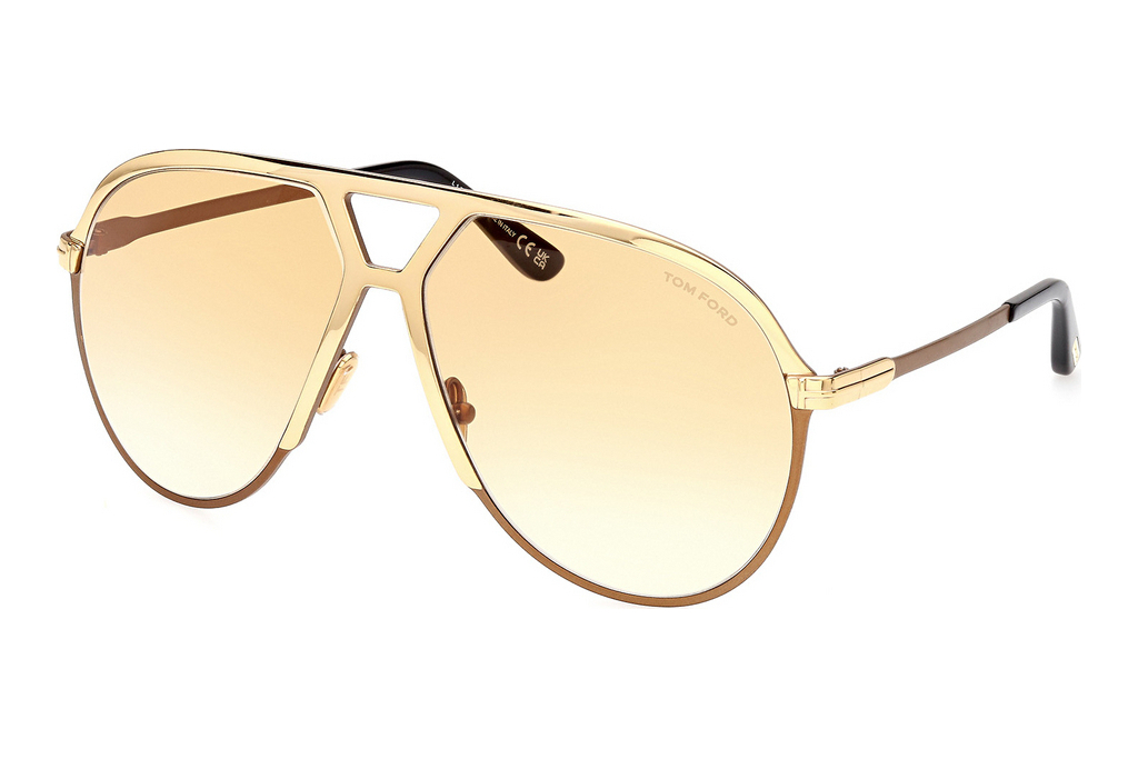 Tom Ford   FT1060 30F braun verlaufendGlänzend Tiefgold