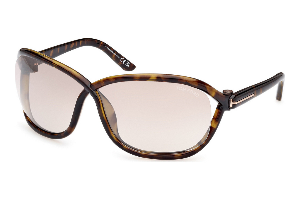 Tom Ford   FT1069 52G braun verspiegeltDunkel Havanna