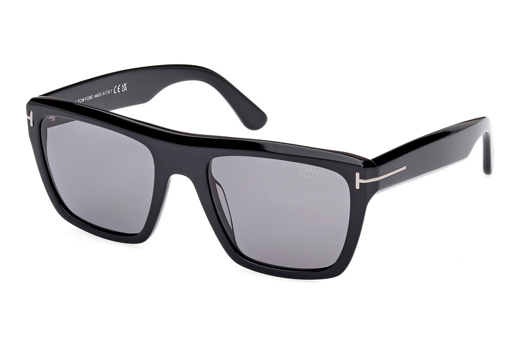 Tom Ford   FT1077-N 01D grau polarisierendGlänzend Schwarz