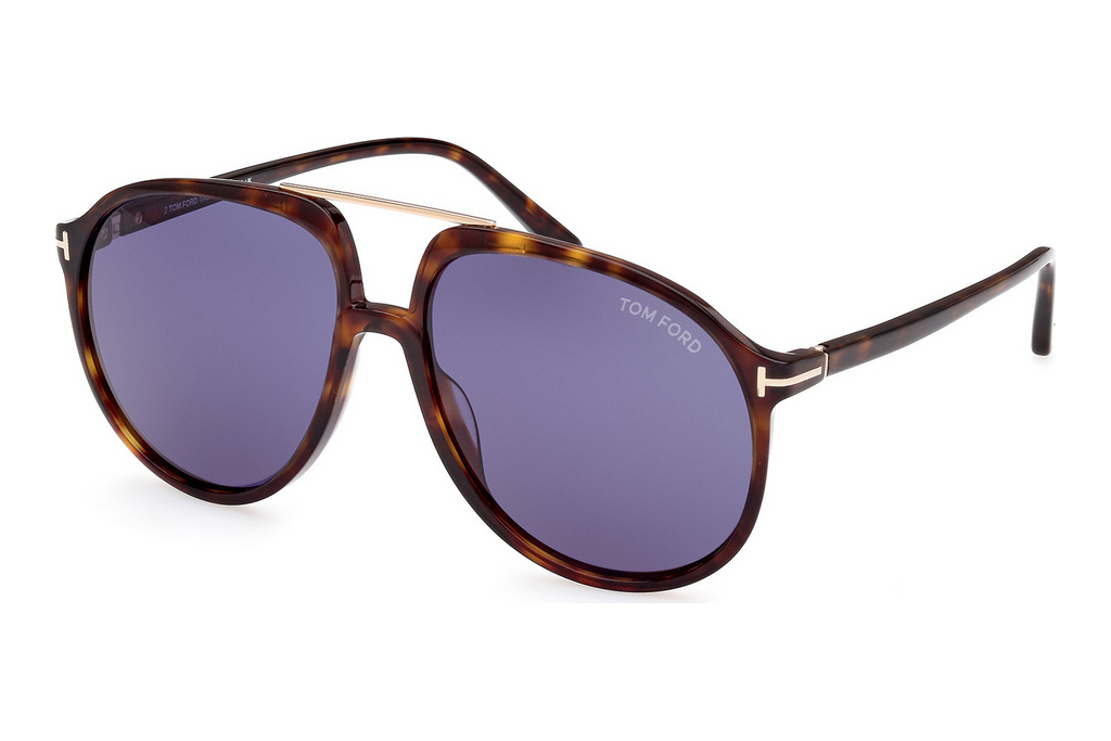 Tom Ford   FT1079 52V blauDunkel Havanna