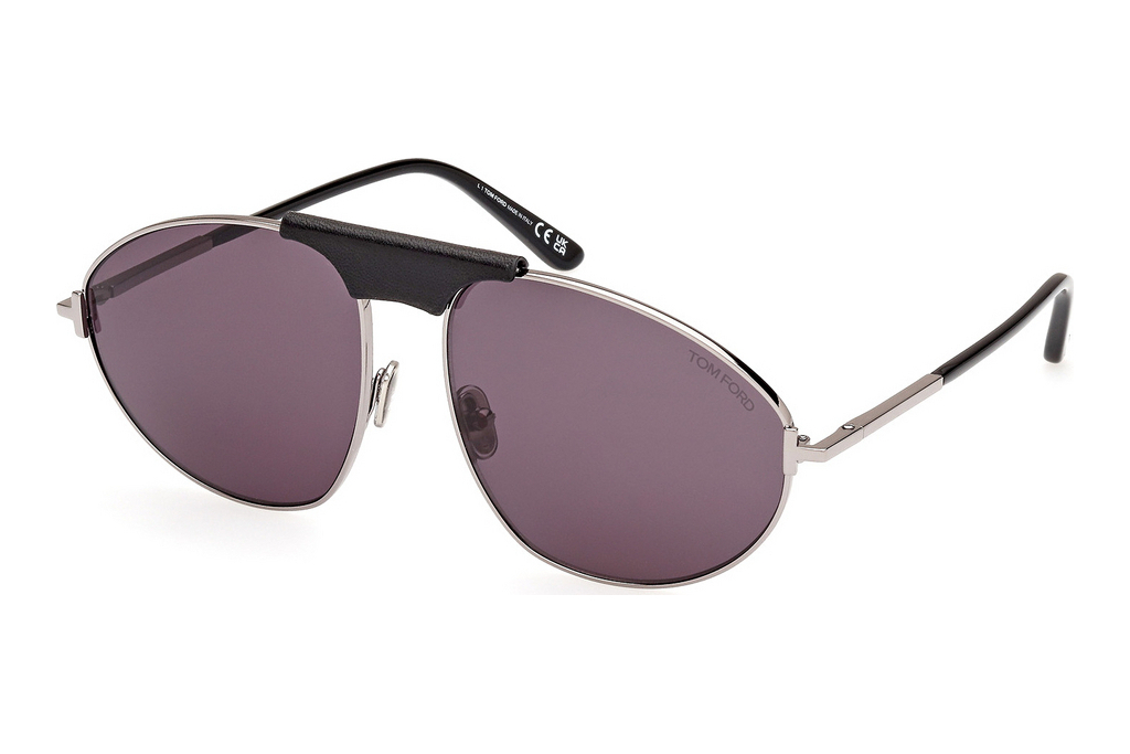 Tom Ford   FT1095 14A grauGlänzendes Helle Ruthenium