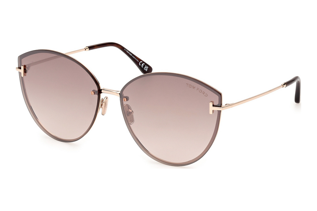 Tom Ford   FT1106 28G braun verspiegeltGlänzend Rose Gold