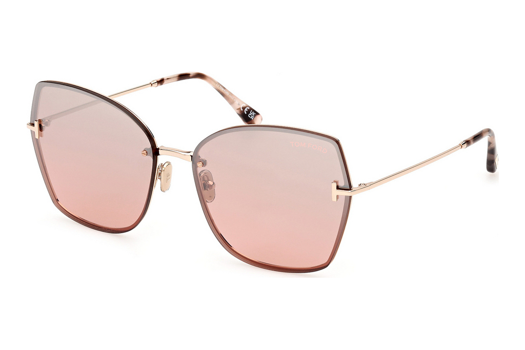 Tom Ford   FT1107 28U bordeaux verspiegeltGlänzend Rose Gold