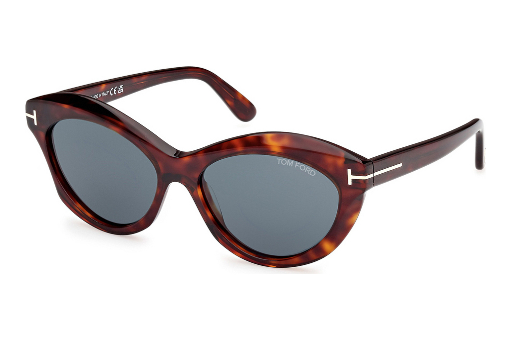 Tom Ford   FT1111 54V blauRot Havanna