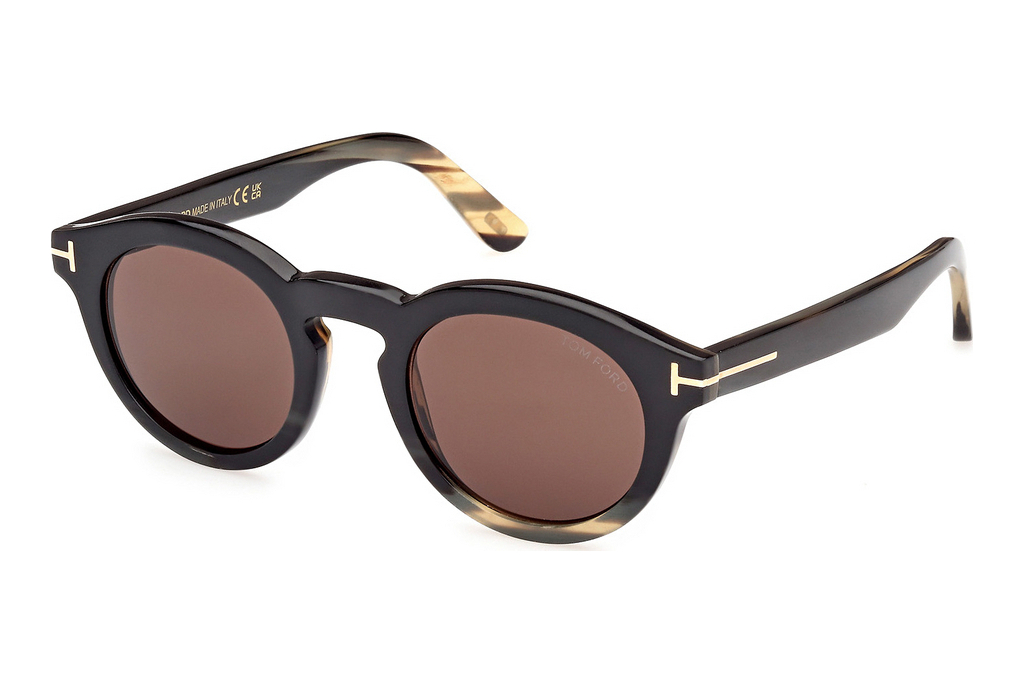 Tom Ford   FT1128-P 64E braunBunt Horn