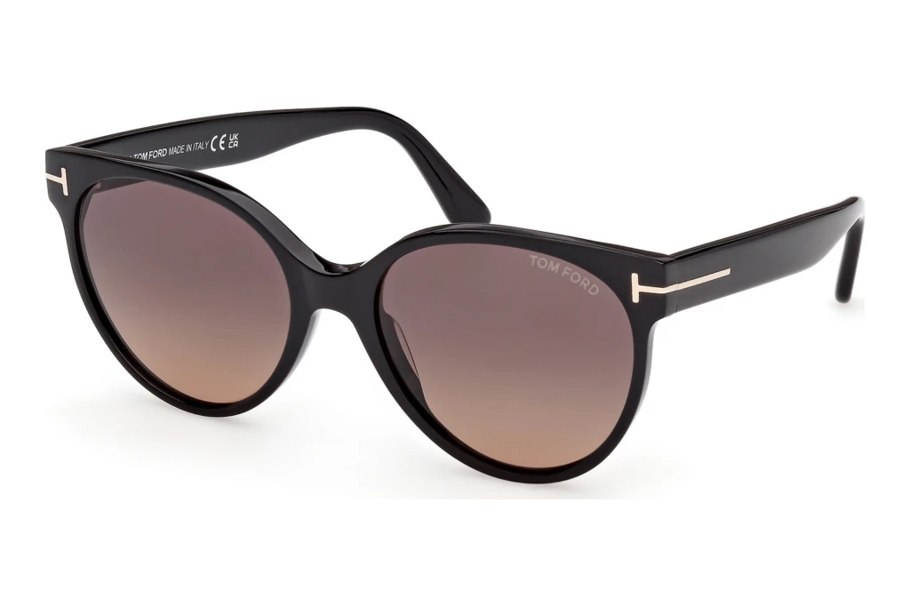 Tom Ford   FT1311 01T bordeaux verlaufendGlänzend Schwarz