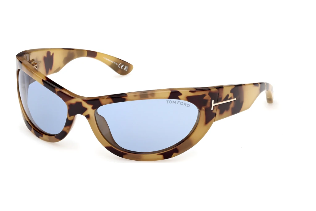 Tom Ford   FT1365 56V blauBunt Havanna