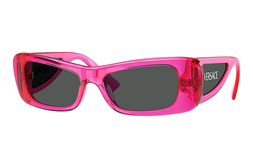 Versace   VE4481 543487 Dark GreyFucsia Fluo Transparent