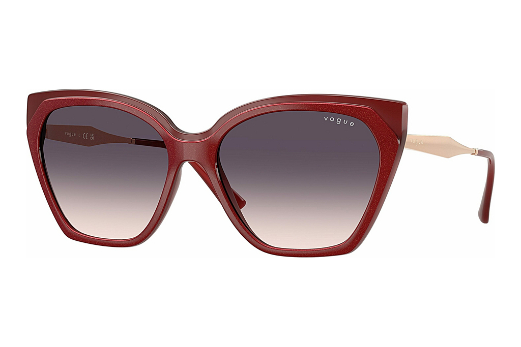 Vogue Eyewear   VO5521S 322136 Pink Gradient Dark GreyTop Red/Opal Red