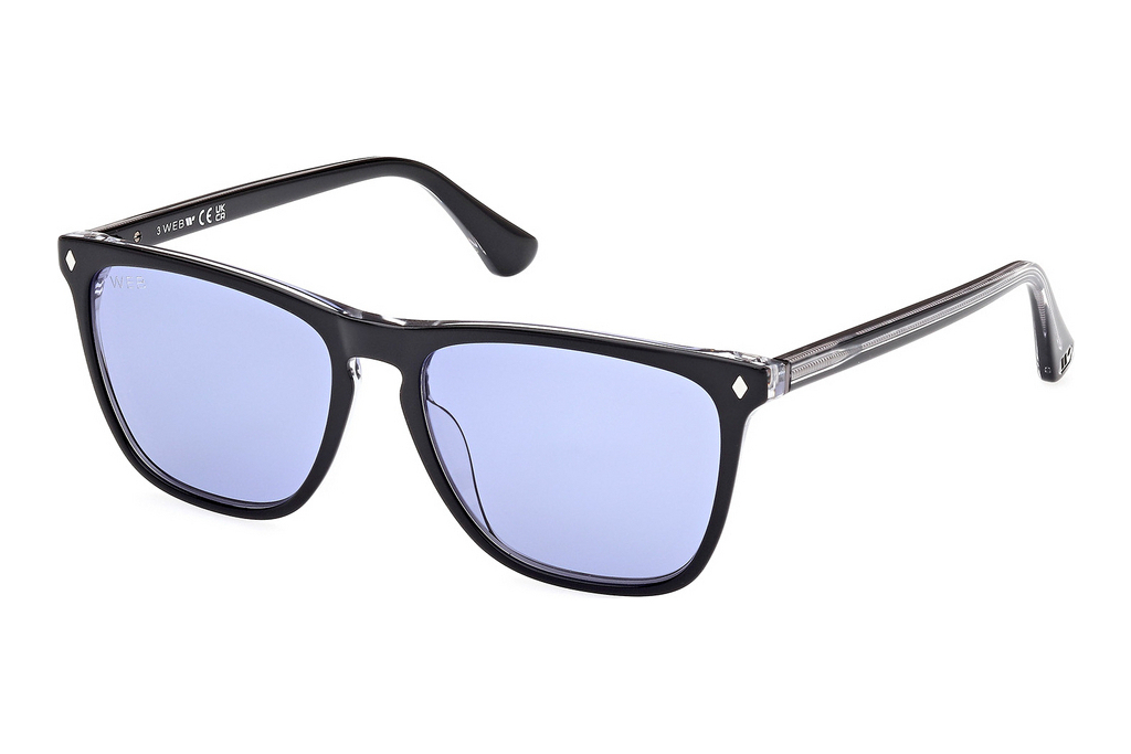 Web Eyewear   WE0363 05V blauSchwarz/Kristall