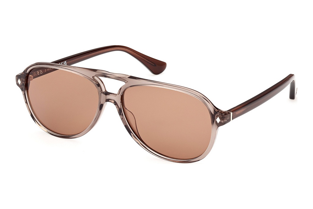 Web Eyewear   WE0368 45E braunGlänzend Beige