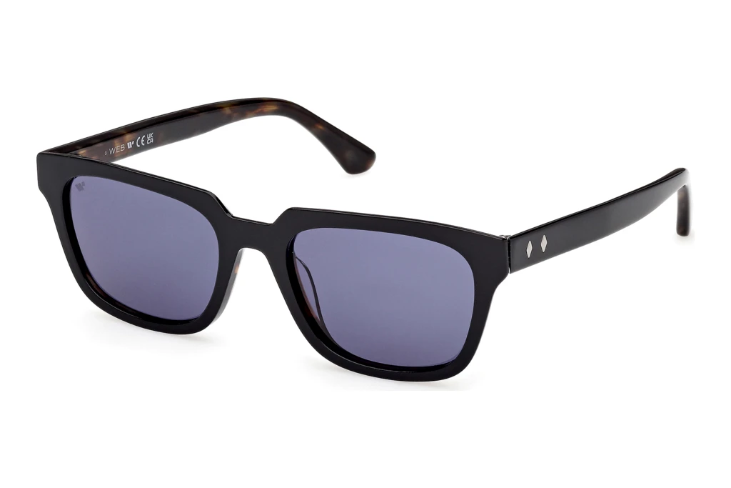 Web Eyewear   WE0391 05V blauSchwarz/Havanna