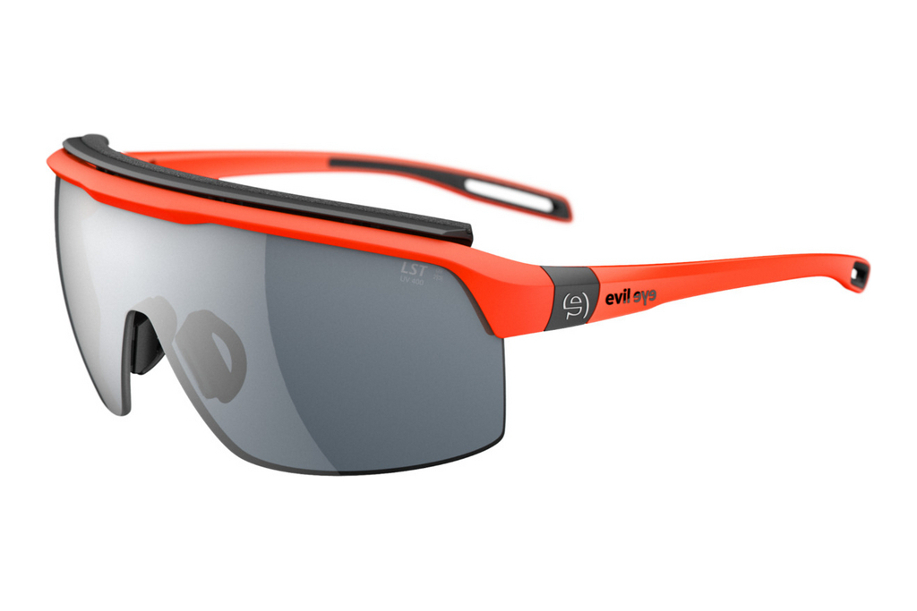 evil eye   E016 2500 blackneon orange matt/LST grey sil.