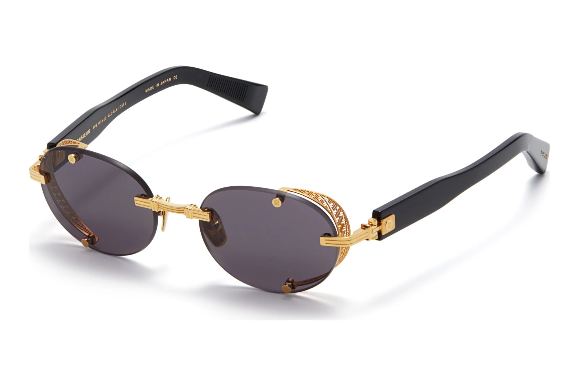 Balmain Paris   BPS-153 A Dark Grey - ARYellow Gold - Black w