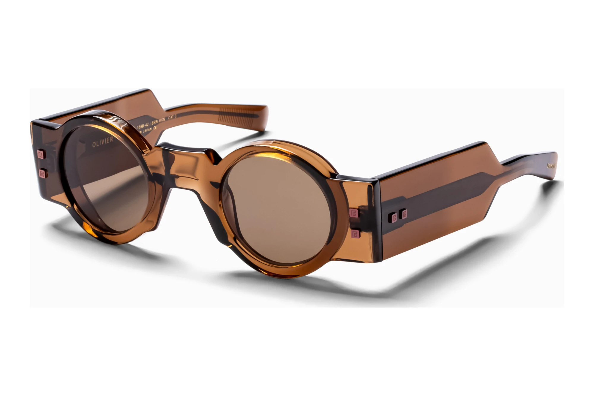 Balmain Paris   BPS-159 B Dark Brown  ARCrystal Brown - Brown w