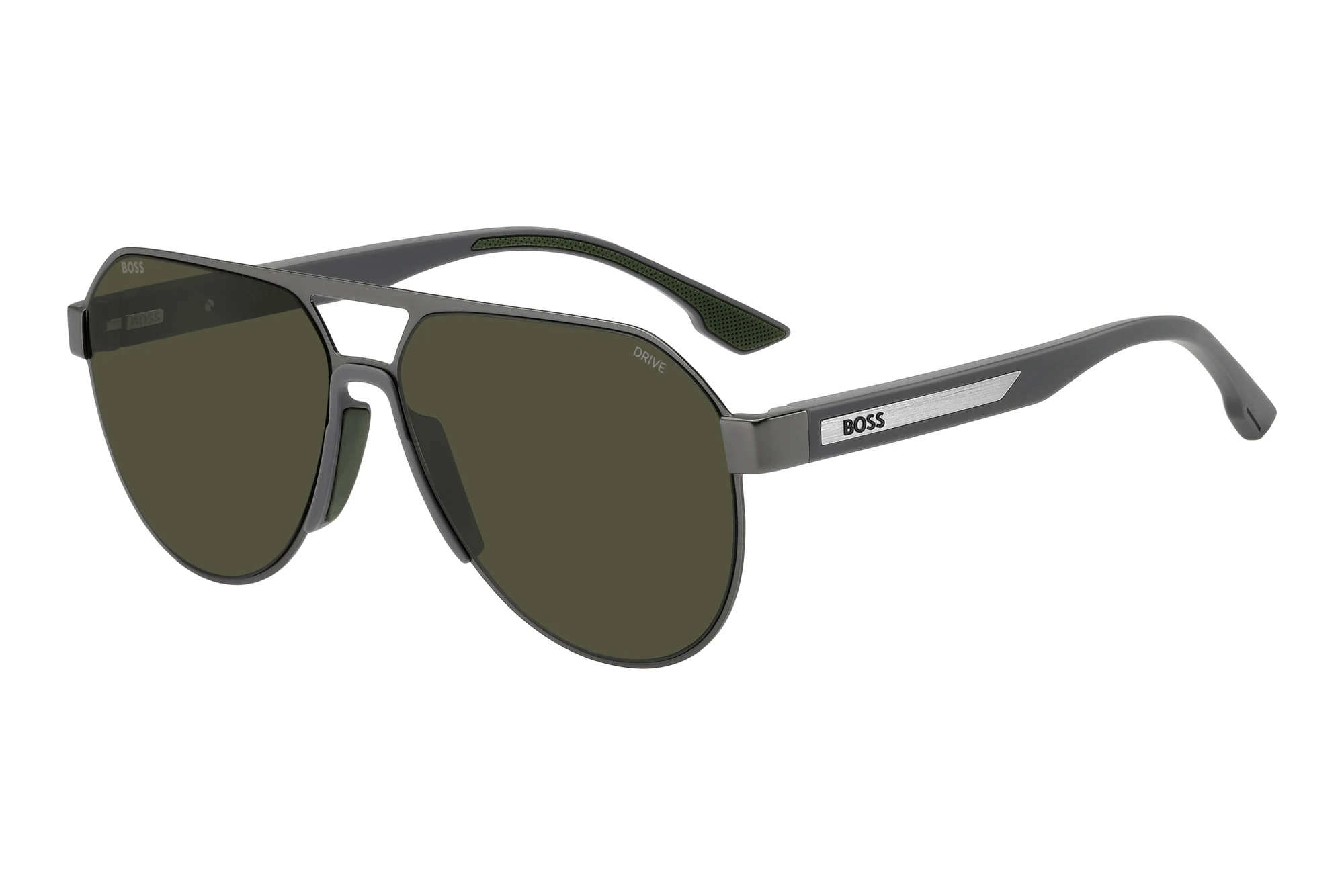 Boss   BOSS 1989/S SVK/L7 GREEN POLARIZED HIGH CONTRASTMATTE RUTHENIUM BLACK