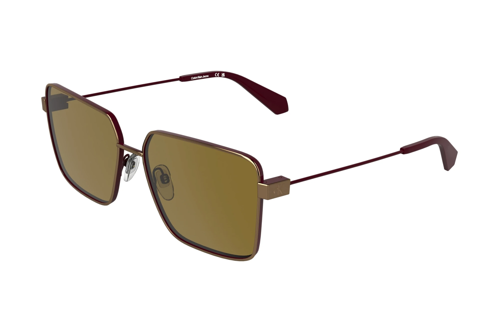 Calvin Klein   CKJ26201S 705 YELLOW AMBER GOLD/MATTE BURGUNDY