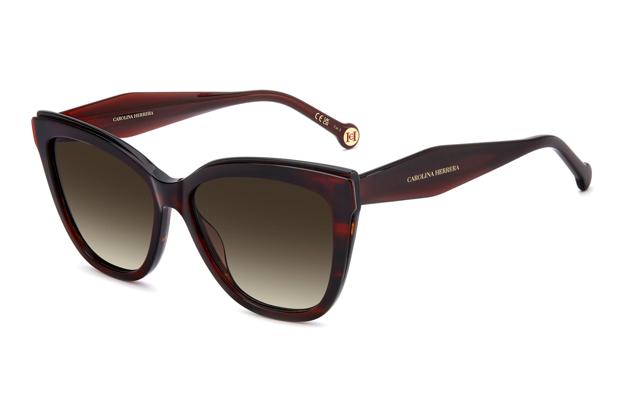 Carolina Herrera   HER 0402/S 0UC/HA BROWN SHADEDRED HAVANA