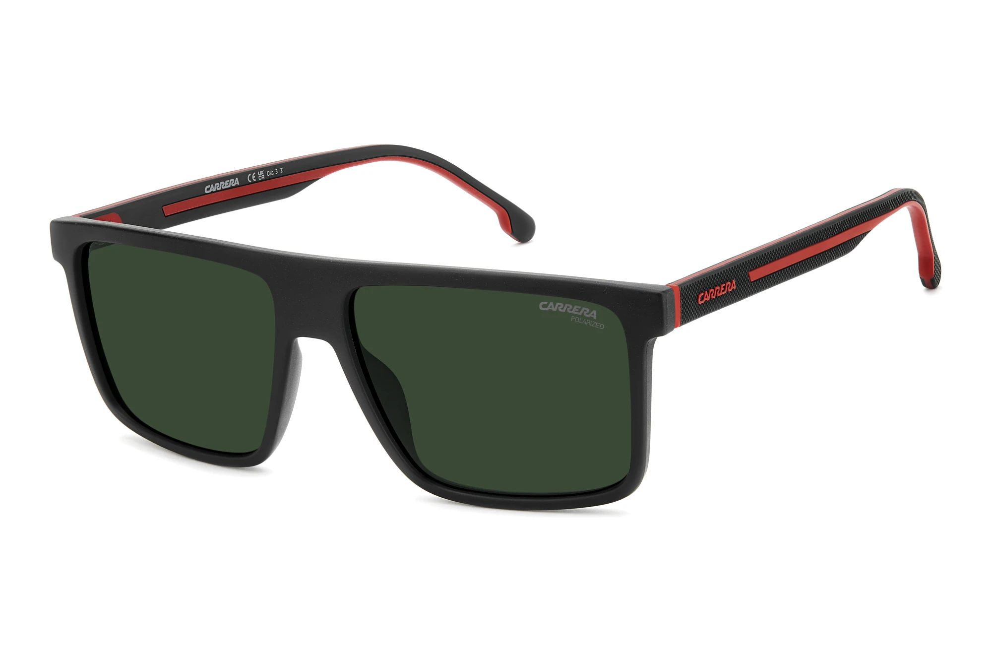 Carrera   C SPORT 14/S BLX/UC GREEN POLARIZEDMATTE BLACK RED
