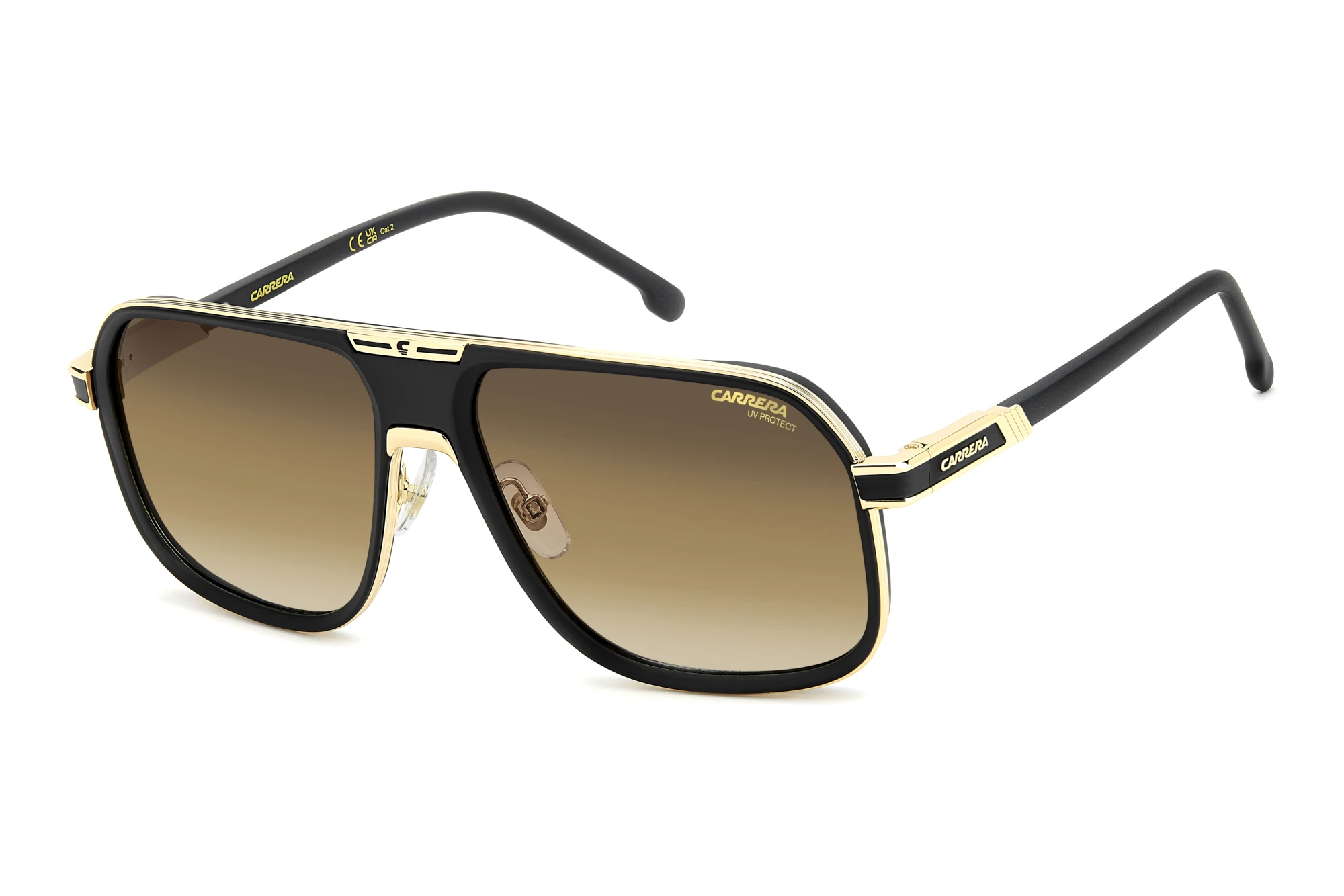 Carrera   CARRERA 1090/S I46/N4 BROWN SHADED BRICKMATTE BLACK GOLD