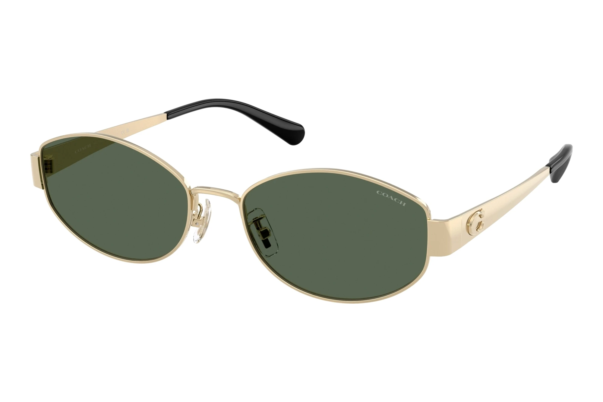 Coach   HC7192D 900571 Dark Green SolidShiny Light Gold