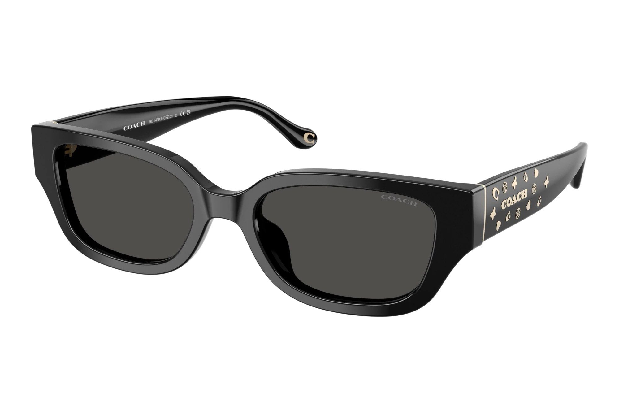 Coach   HC8439U 500287 Grey SolidBlack
